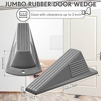 Amazon.com: Frienda 4 Pcs Jumbo Door Stoppers Heavy Duty